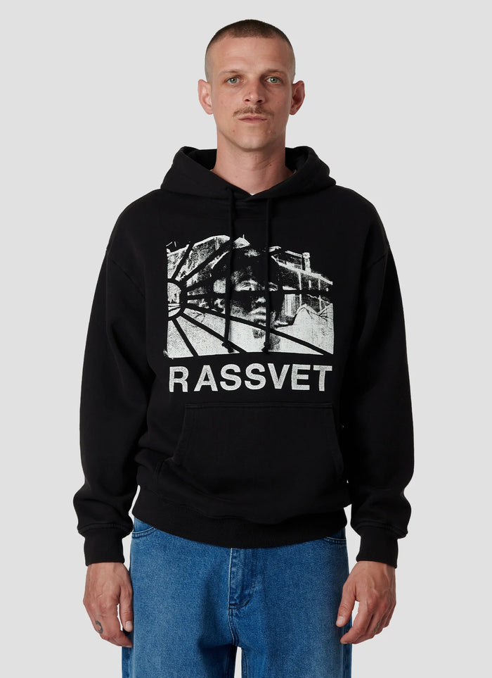 Rassvet Heritage Logo Hoodie Black