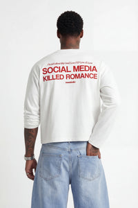 Basedodici Social Media Longsleeve White