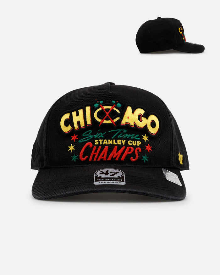 47 NHL Snapback Cap HITCH Charlton Chicago Blackhawks