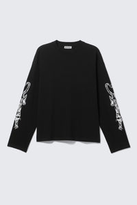 Weekday Great Boxy Longsleeve Black