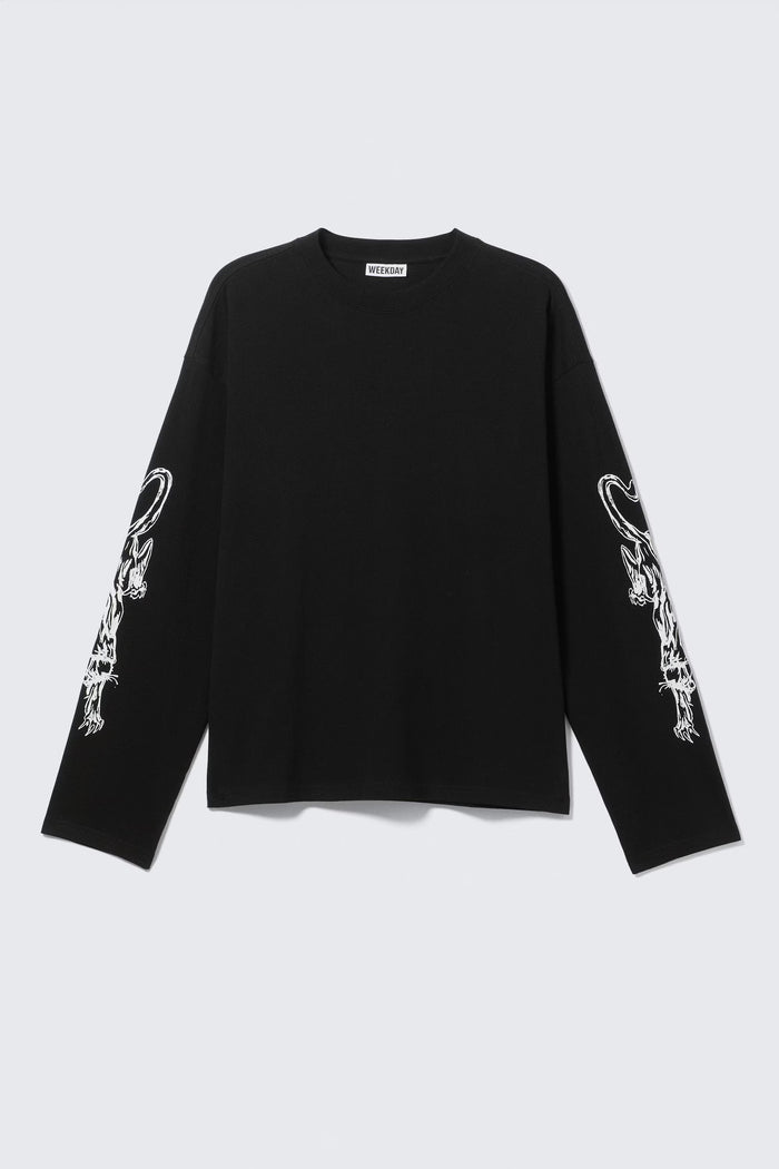 Weekday Great Boxy Longsleeve Black