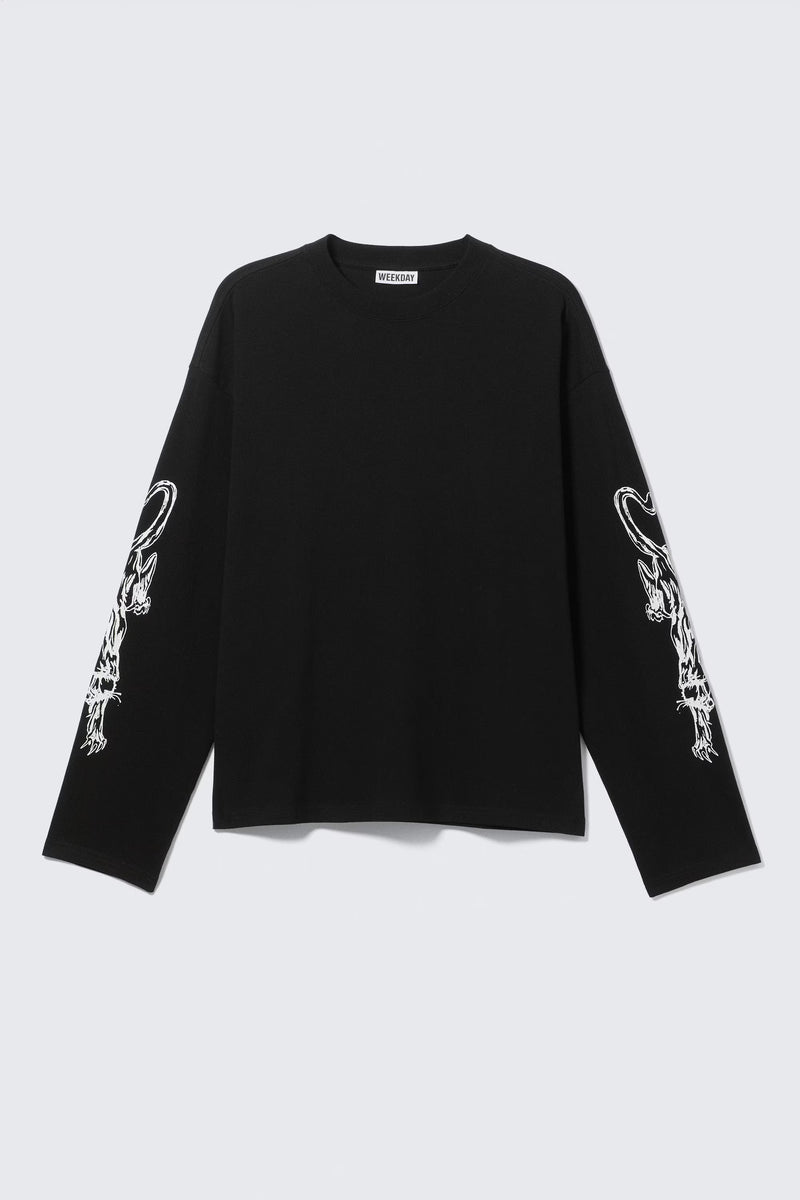 Weekday Great Boxy Longsleeve Black