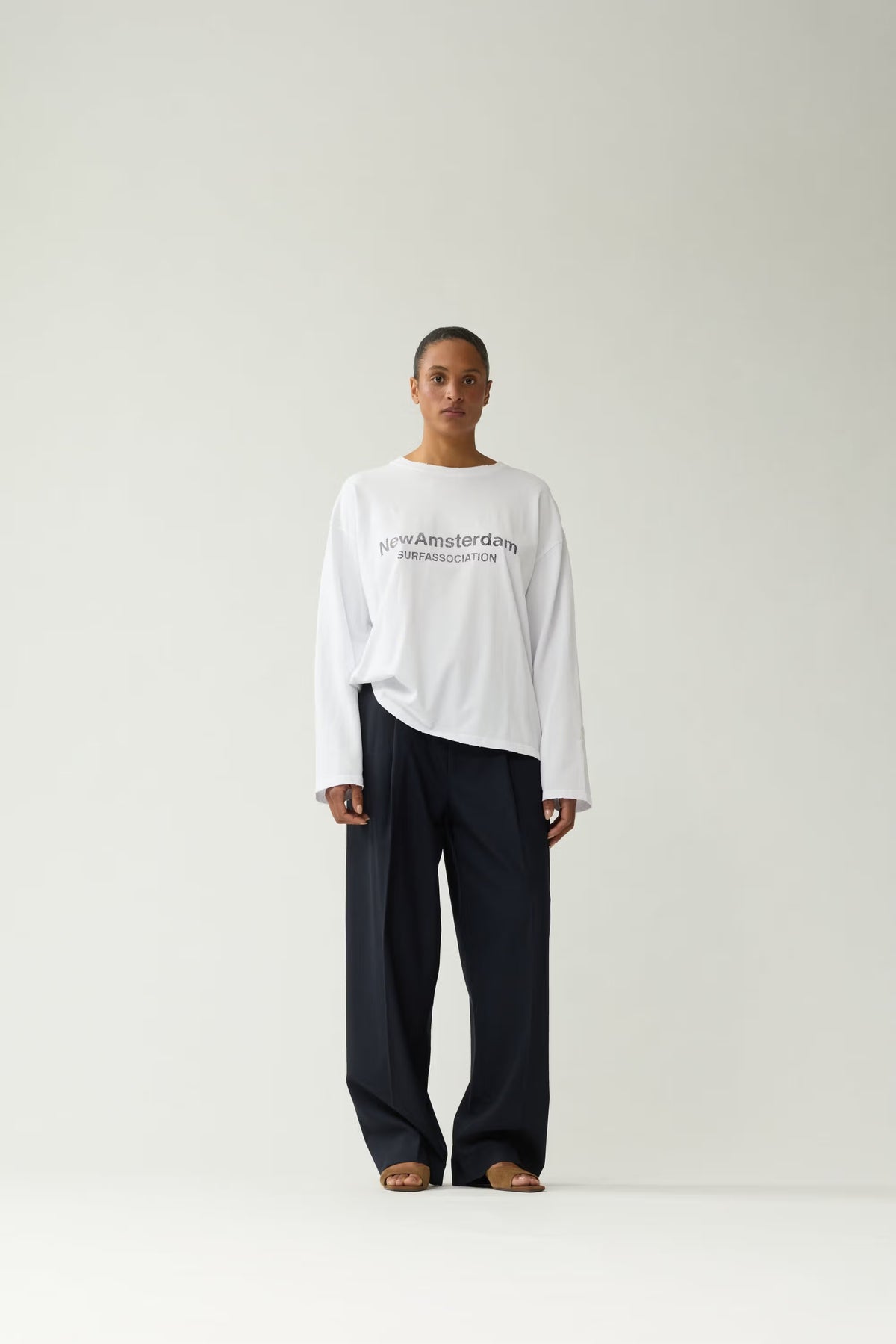 New Amsterdam Worked Logo Longsleeve