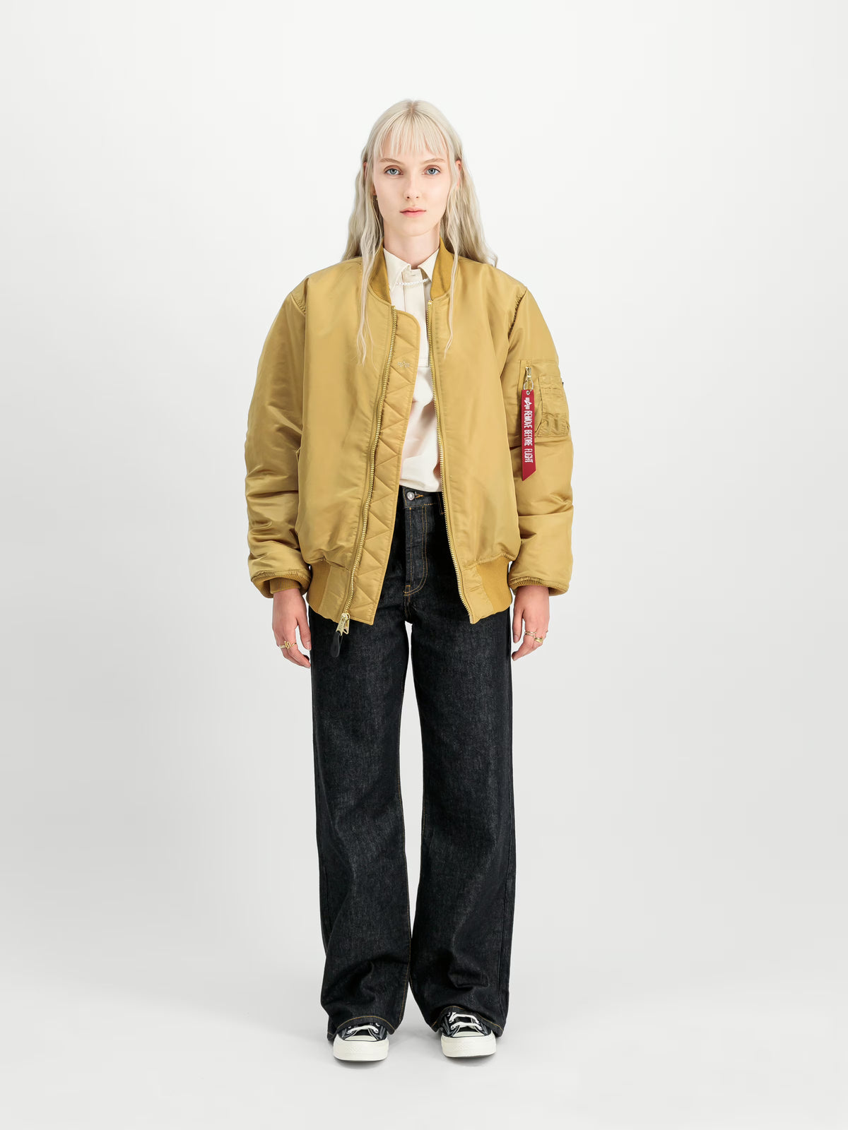 Alpha Industries MA-1 Gold Bomber Jacket