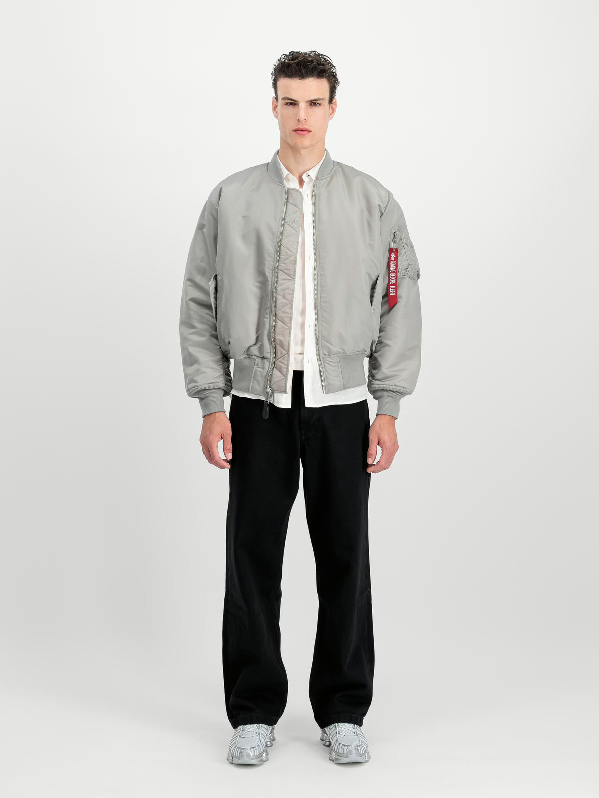Alpha Industries MA-1 Silver Bomber Jacket