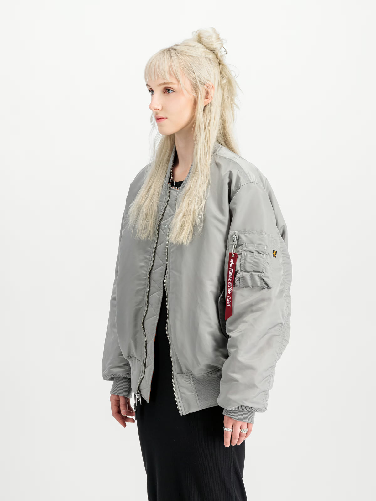 Alpha Industries MA-1 Silver Bomber Jacket