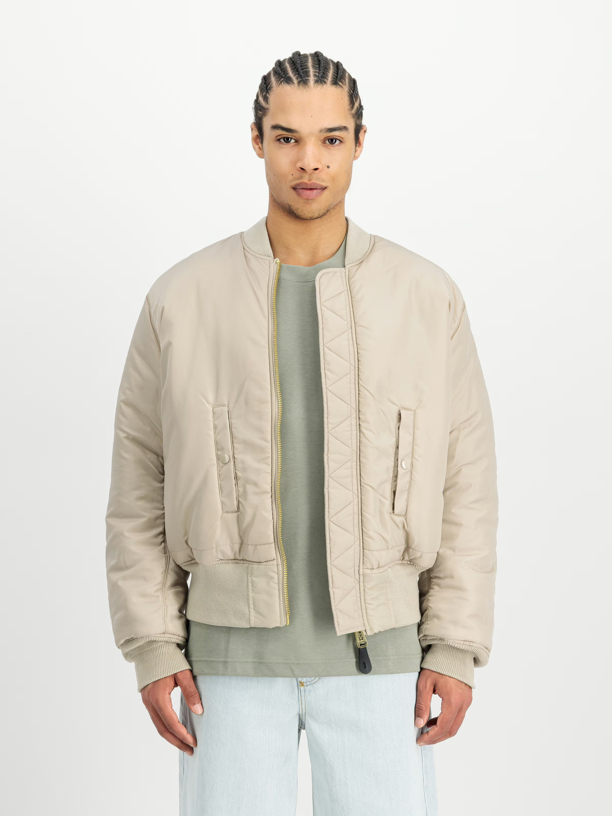 Alpha Industries MA-1 BeIge Bomber Jacket