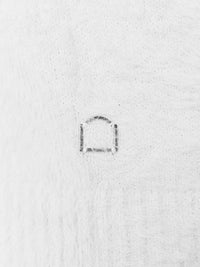 Reternity Essential Furry Knit Sweater - Light Grey