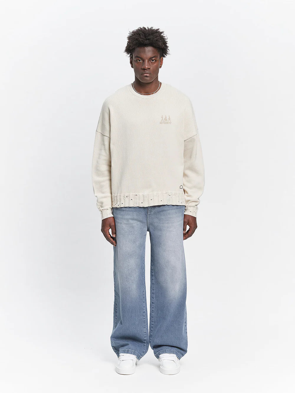 Reternity Essentials Baggy Denim - Stone Blue