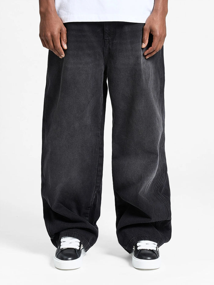 Essential Baggy Denim | Black