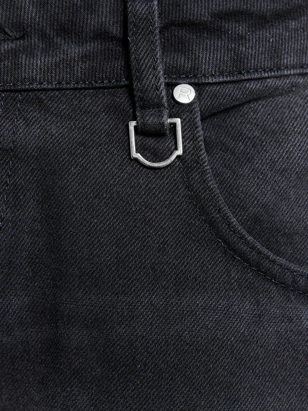 Reternity Essential Baggy Denim - Washed Black