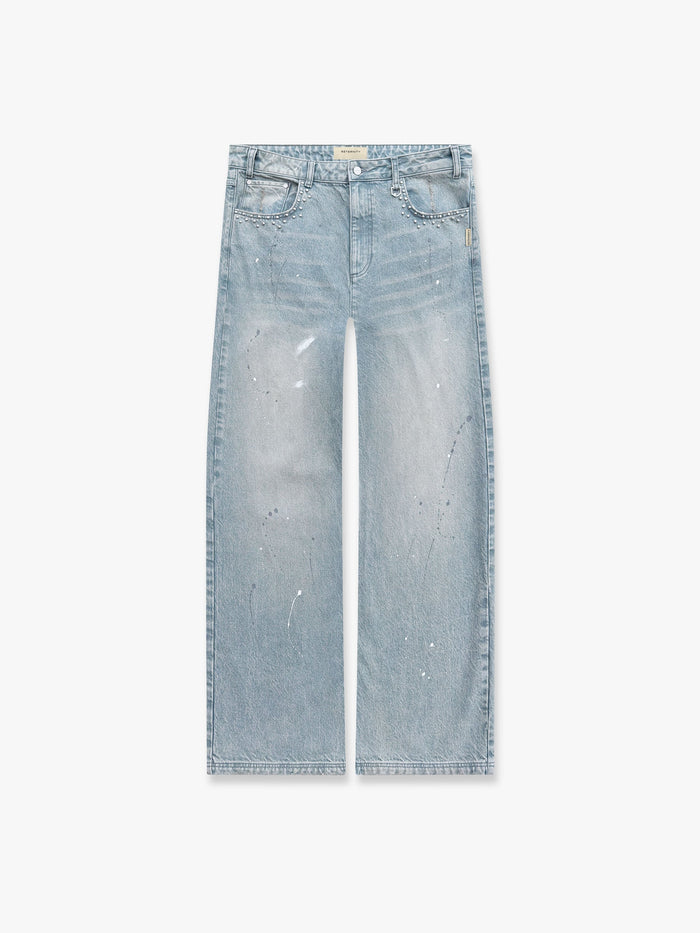Reternity Studded Denim Light Blue
