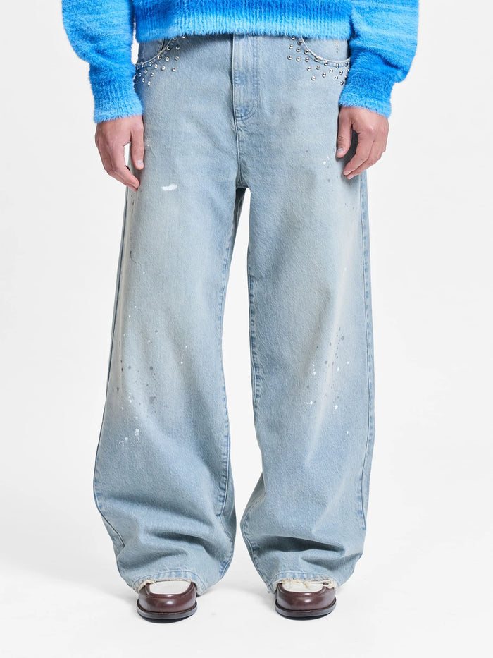 Reternity Studded Denim Light Blue