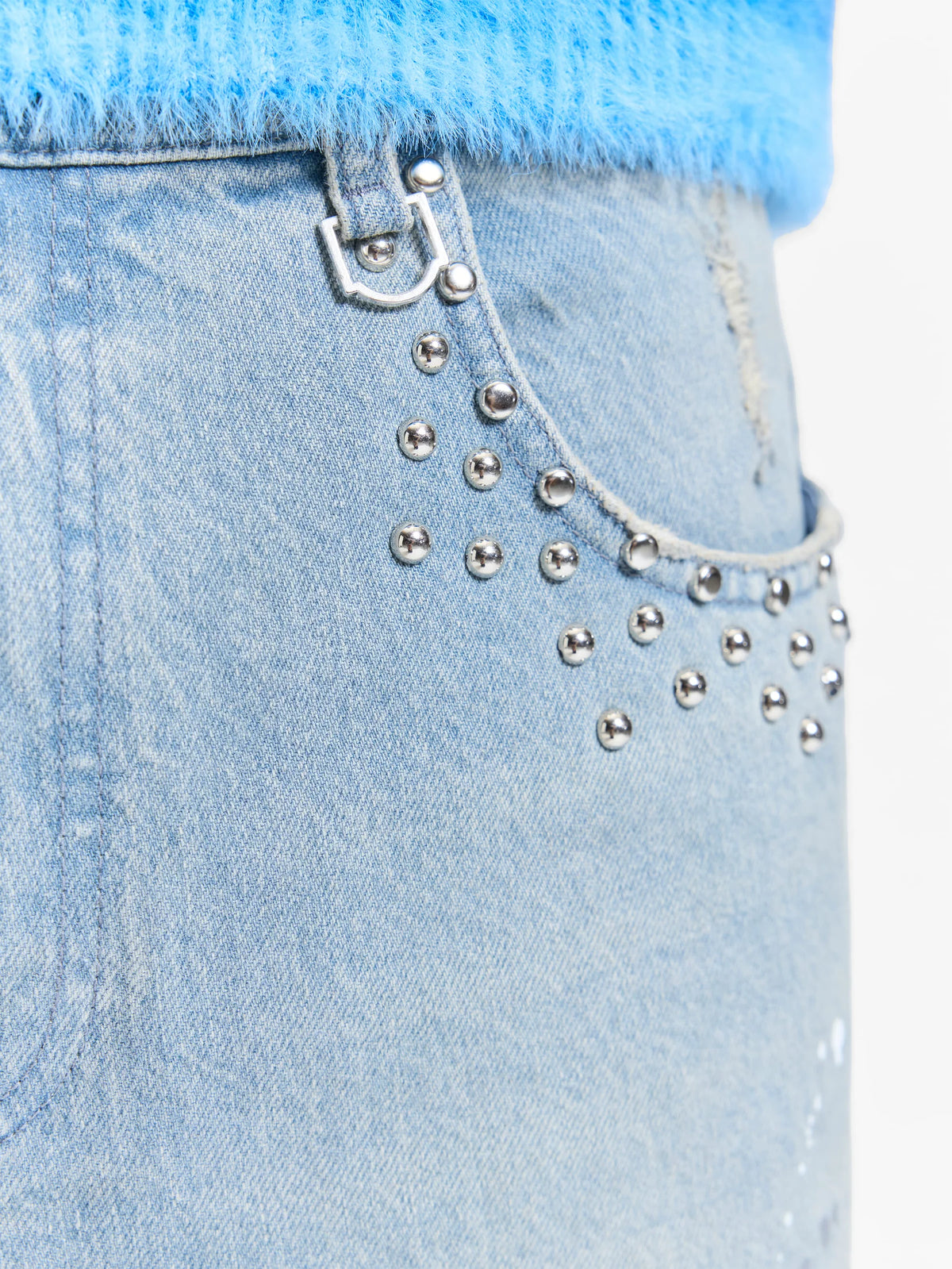 Reternity Studded Denim Light Blue