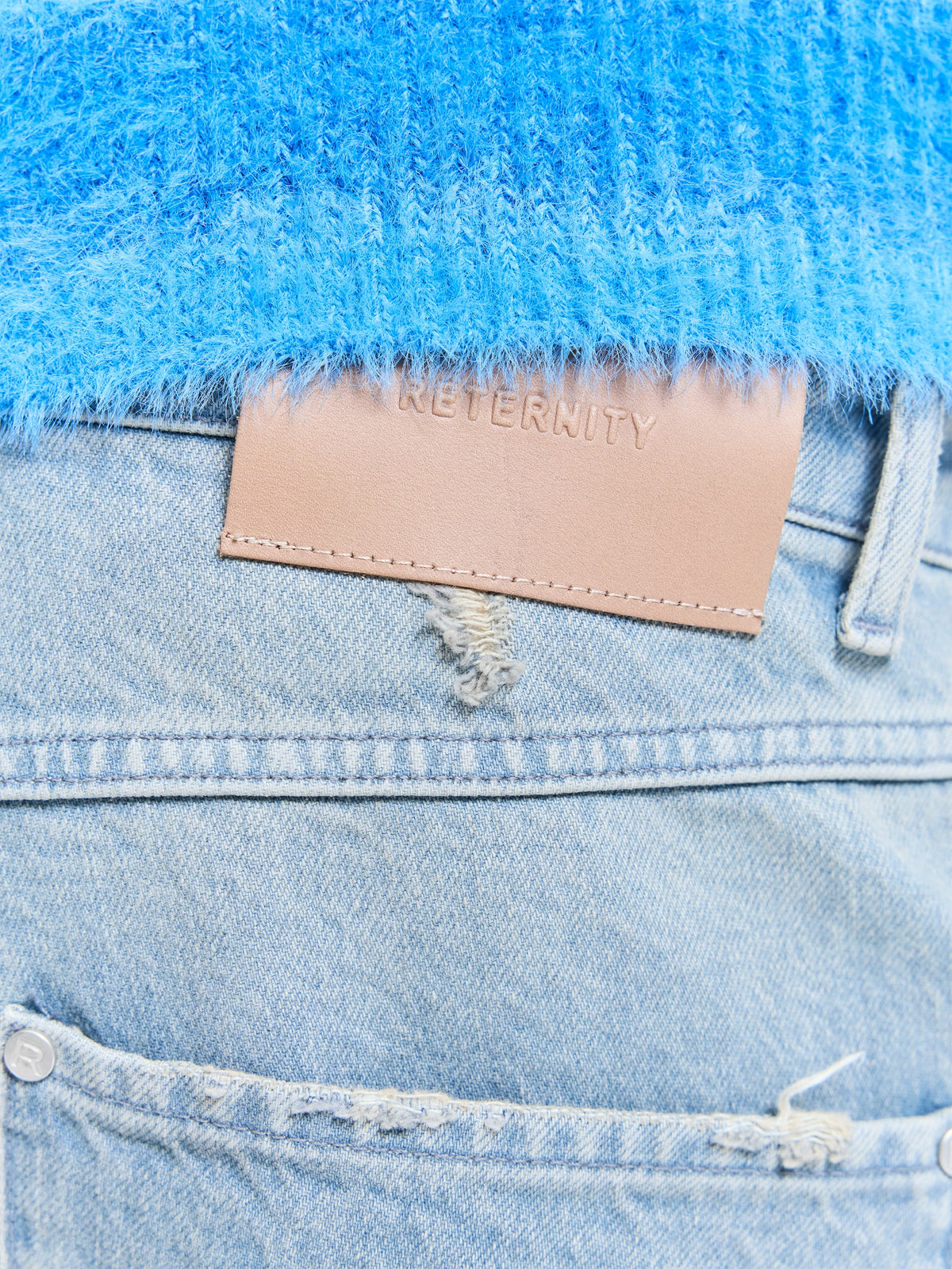 Reternity Studded Denim Light Blue