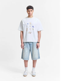 Reternity Studded Jorts Light Blue