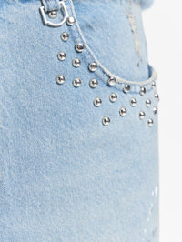 Reternity Studded Jorts Light Blue