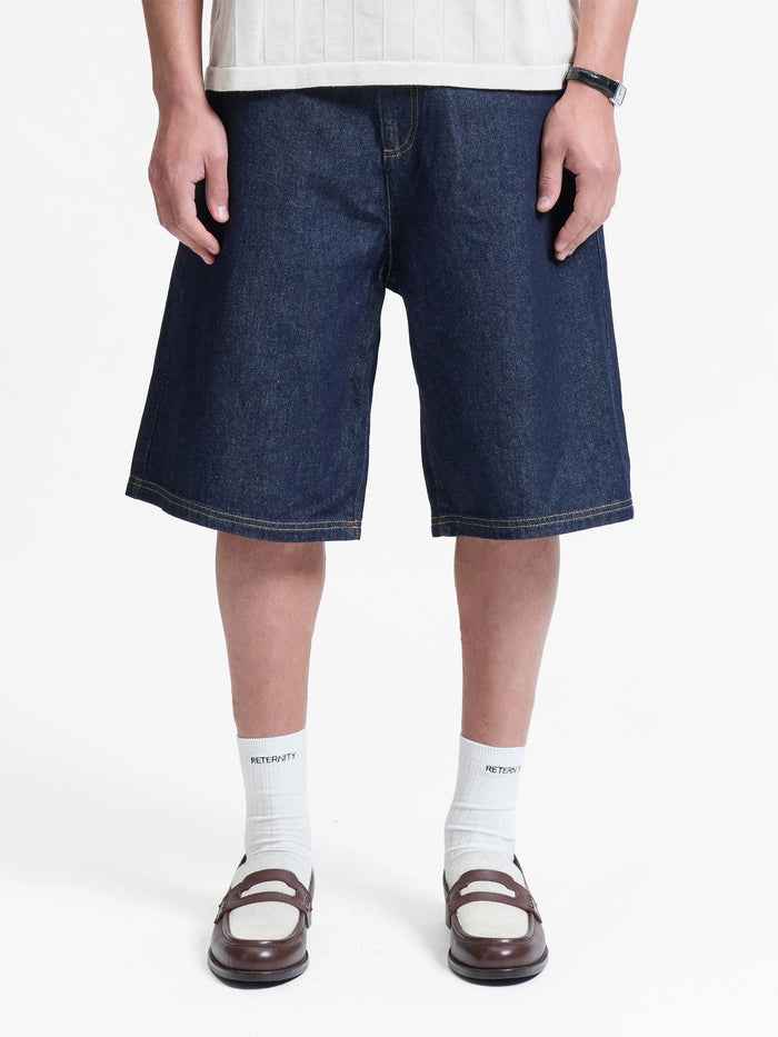 Reternity Indigo Raw Jorts