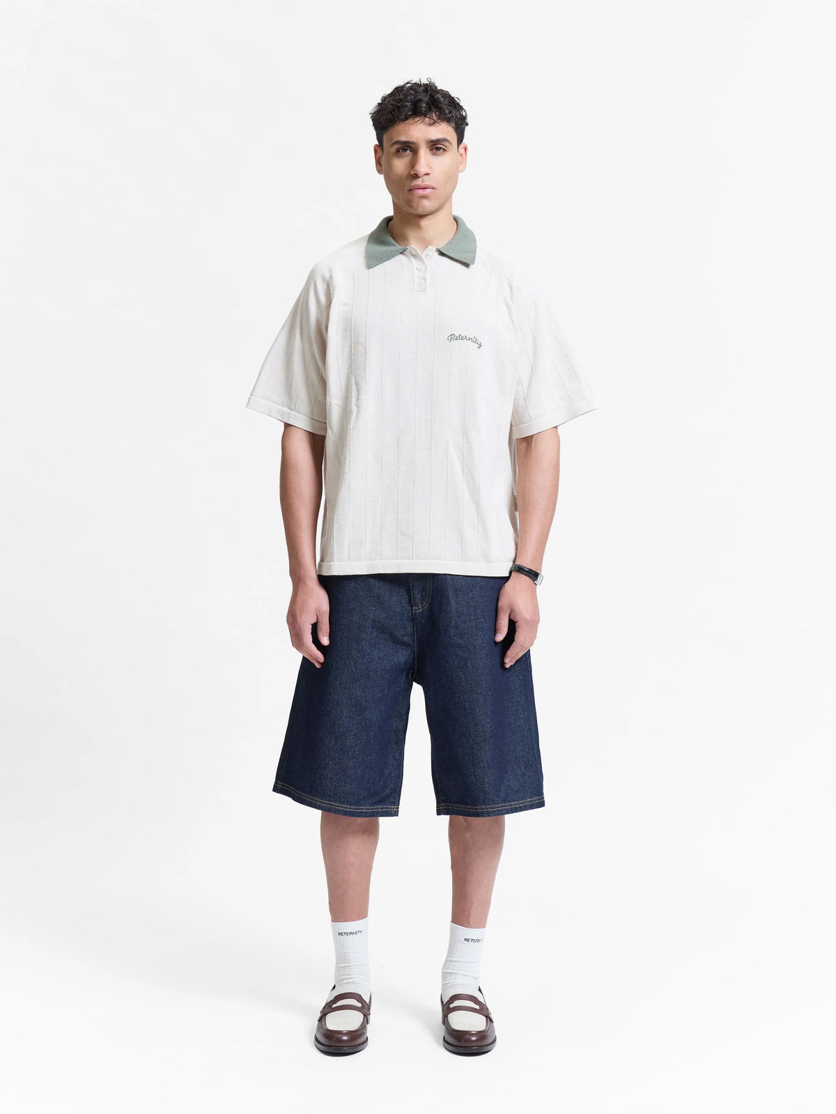 Reternity Indigo Raw Jorts