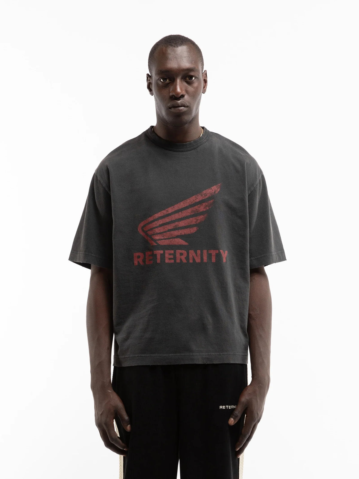 Aèro Regular T-shirt | Washed Black