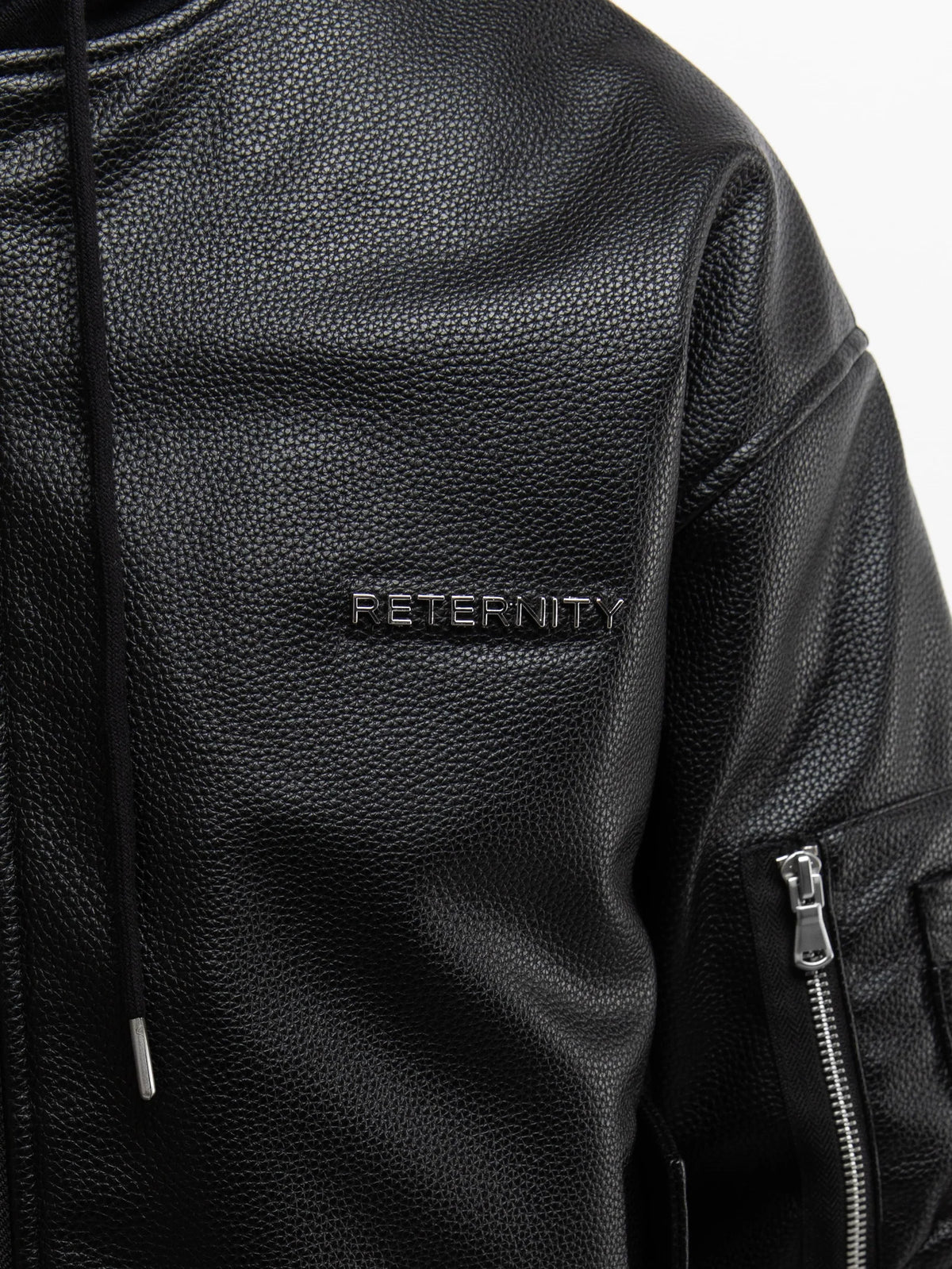 Metropolitam Leather Bomber | Black