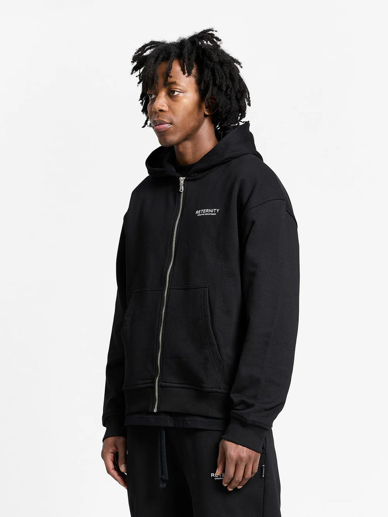 Reternity Creative Zip Hoodie - Black