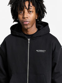 Reternity Creative Zip Hoodie - Black
