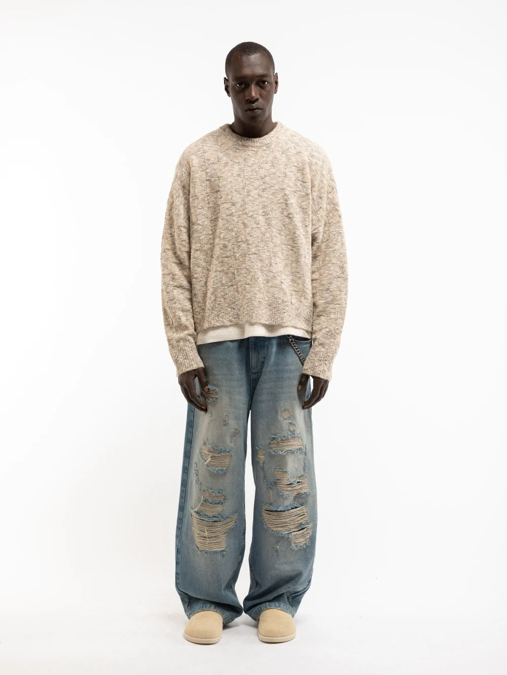Artisan Knit Sweater | Sand
