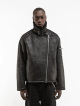 Aèro Sherling Jacket | Black