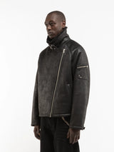 Aèro Sherling Jacket | Black