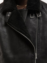 Aèro Sherling Jacket | Black