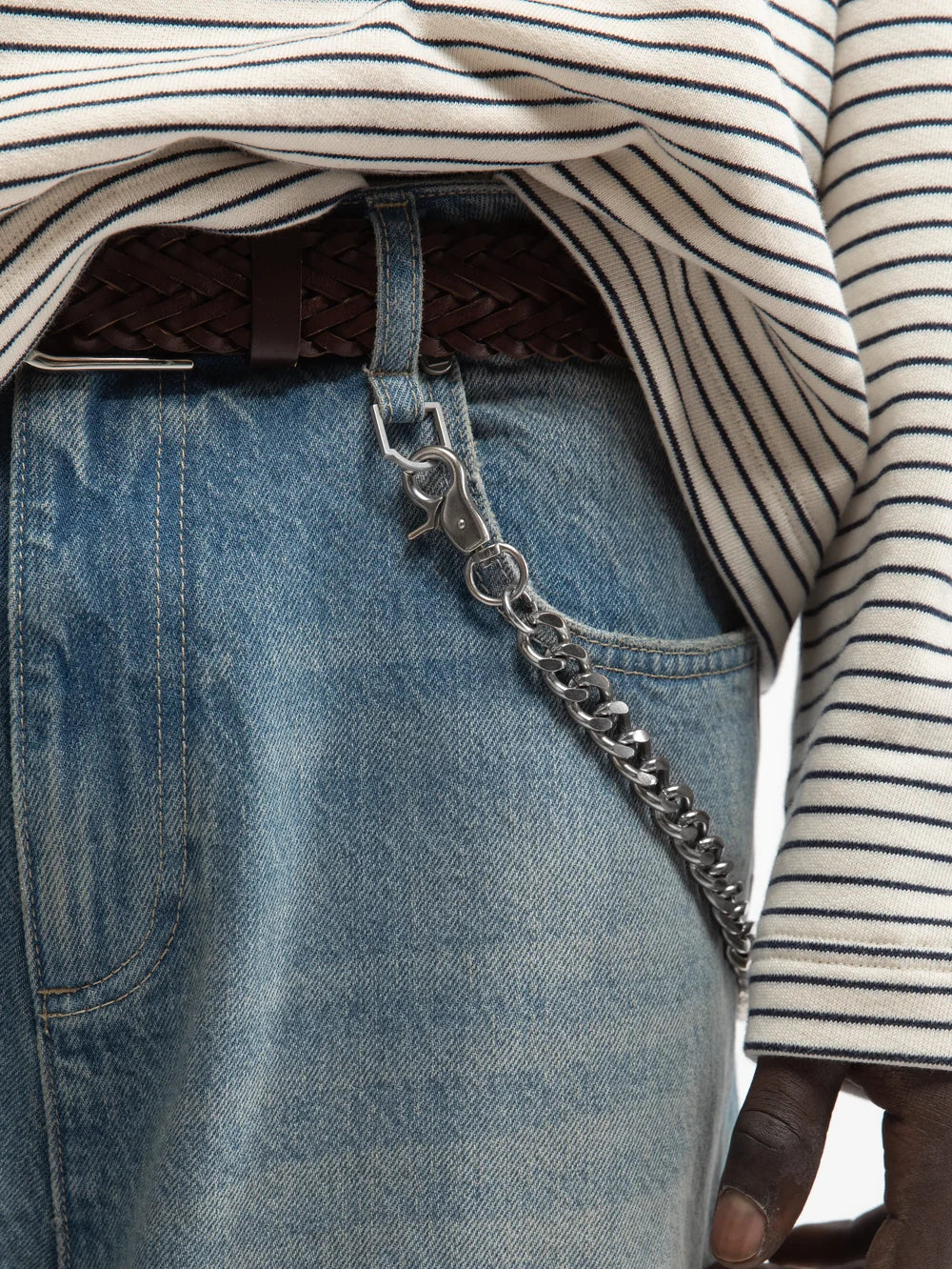 Distressed Baggy Denim | Blue