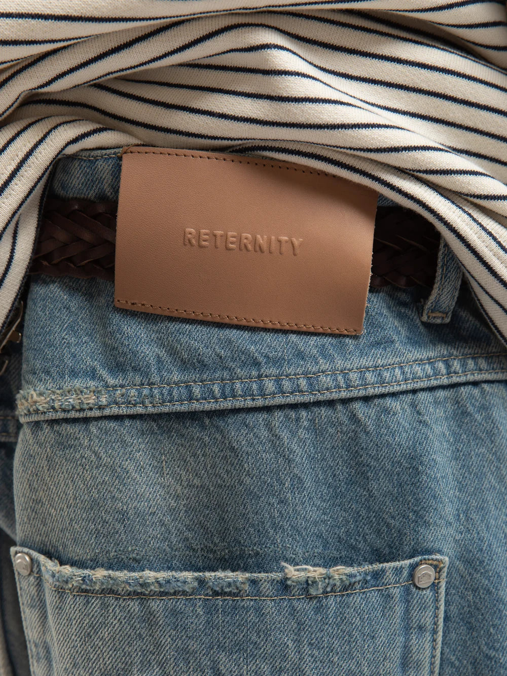 Distressed Baggy Denim | Blue