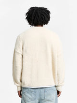 Furry Knit Sweater | Creme