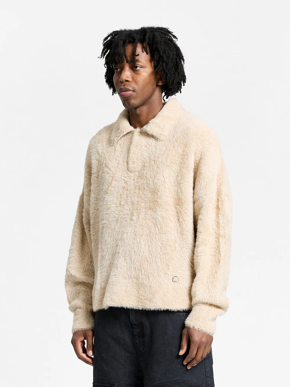 Reternity Clair Furry Polo - Sand