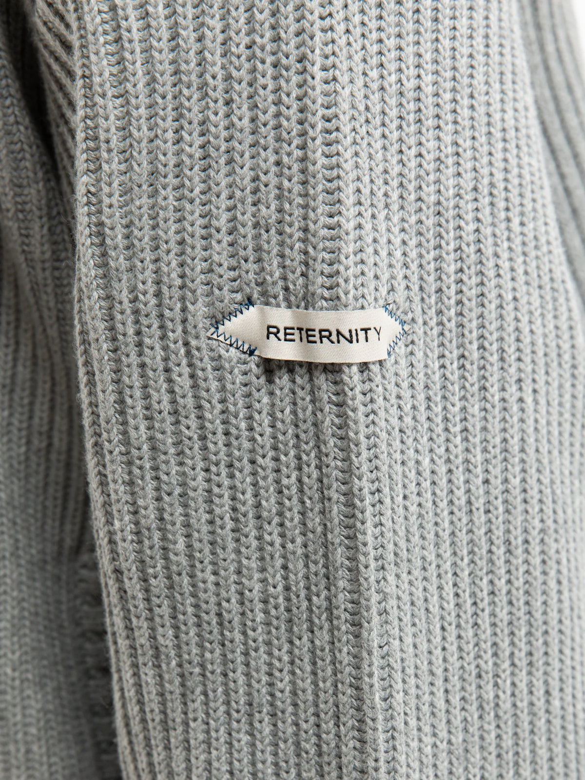 L'atelier Line Knit Zipper | Grey