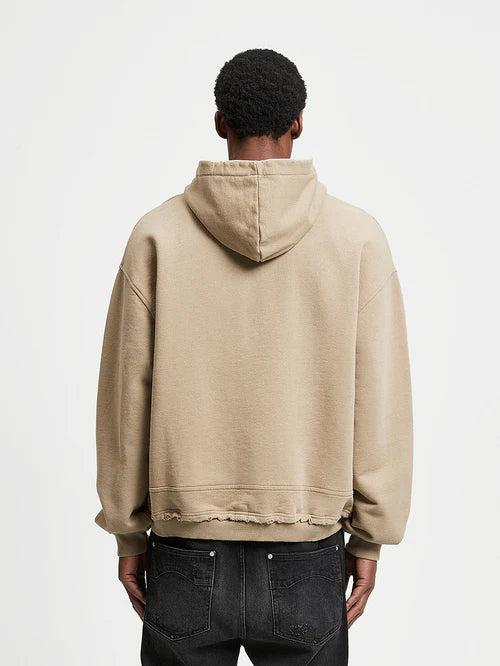 Reternity Ribbed Zip-Hoodie Taupe