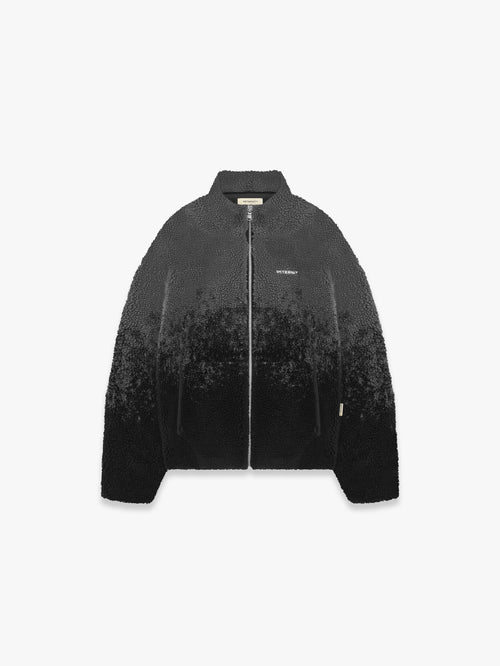 Reternity Spray Fleece Jacket Black Grey