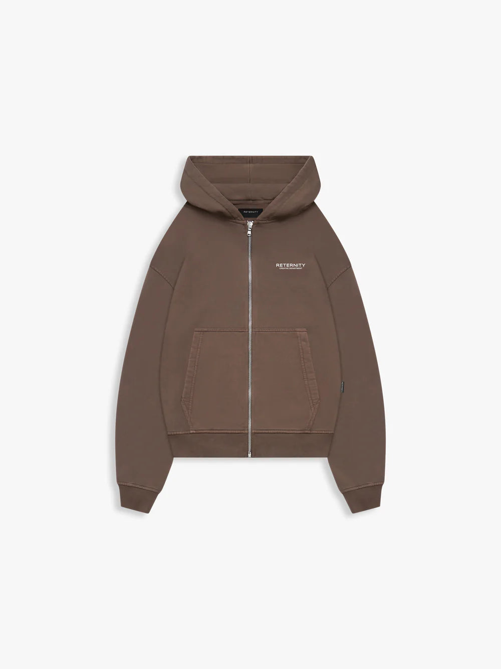 Reternity Creative Zip Hoodie - Brown