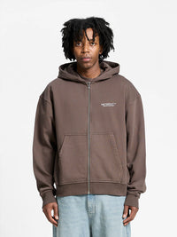 Reternity Creative Zip Hoodie - Brown