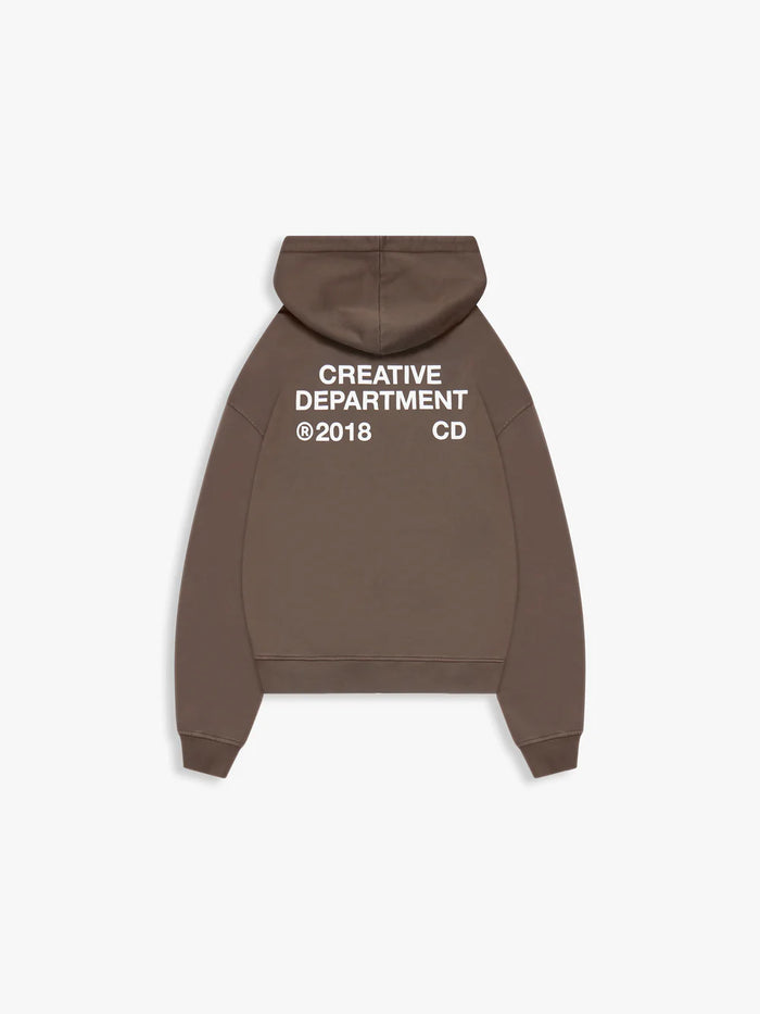 Reternity Creative Zip Hoodie - Brown