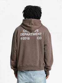 Reternity Creative Zip Hoodie - Brown