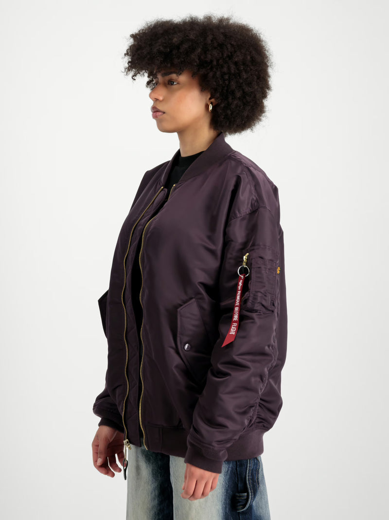 Alpha Industries MA-1 Plum Bomber Jacket