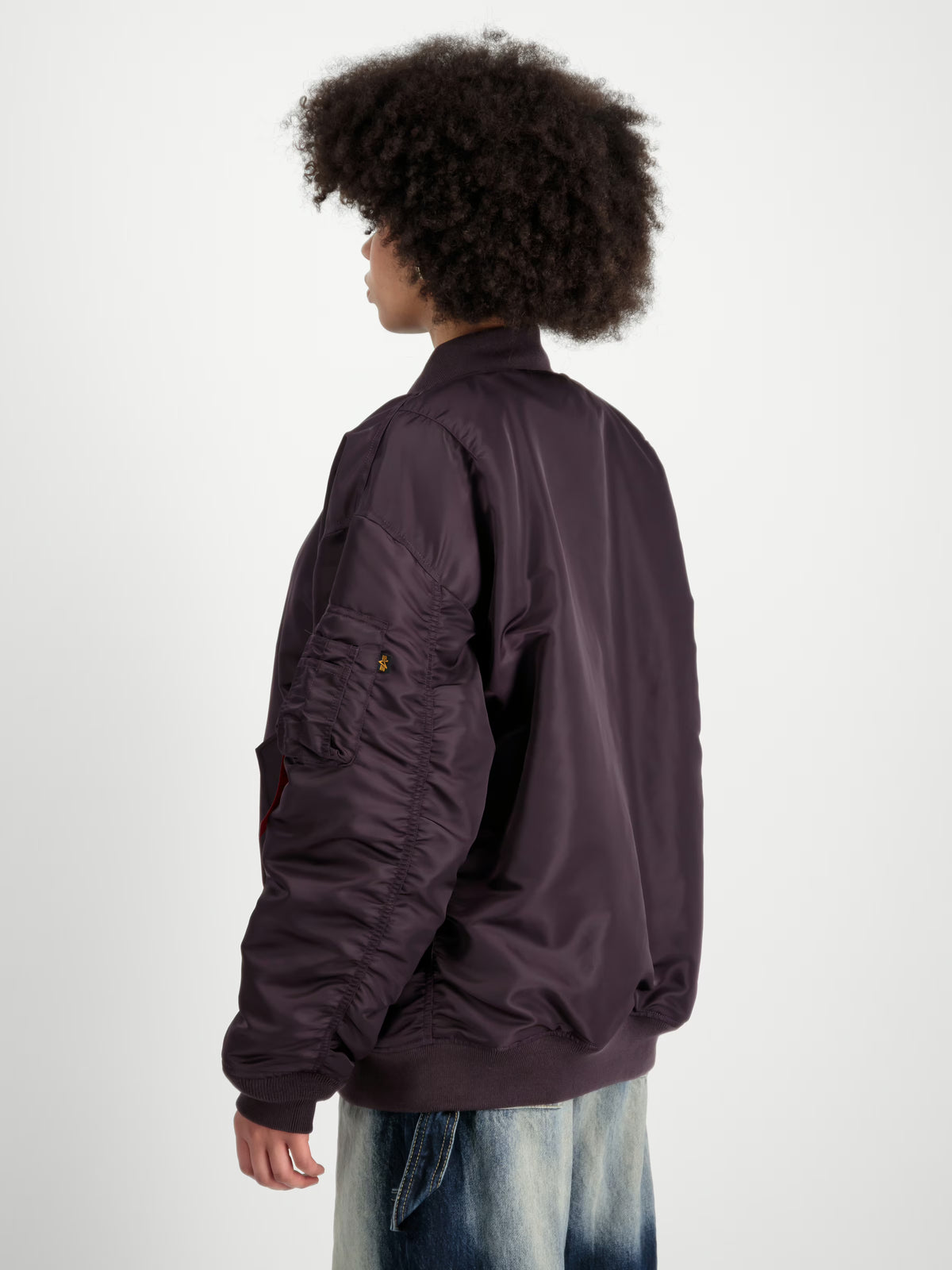 Alpha Industries MA-1 Plum Bomber Jacket
