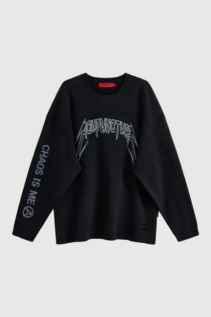Acupuncture Metal Waffle 2 Washed Black