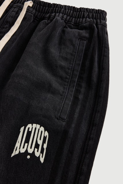 Acupuncture Sporty Denim Pant Washed Black