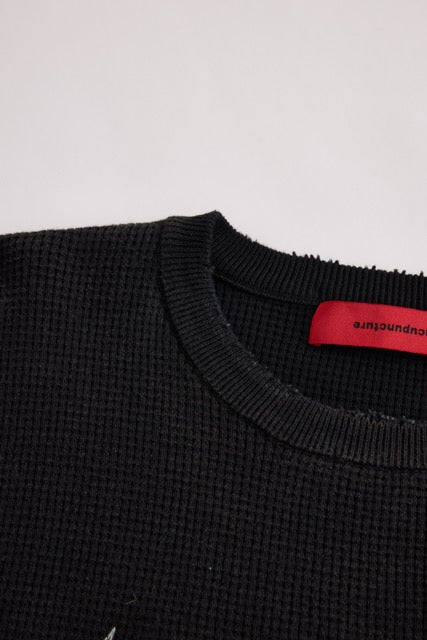 Acupuncture Metal Waffle 2 Washed Black