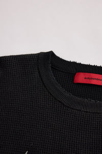 Acupuncture Metal Waffle 2 Washed Black