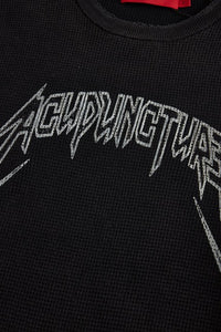Acupuncture Metal Waffle 2 Washed Black