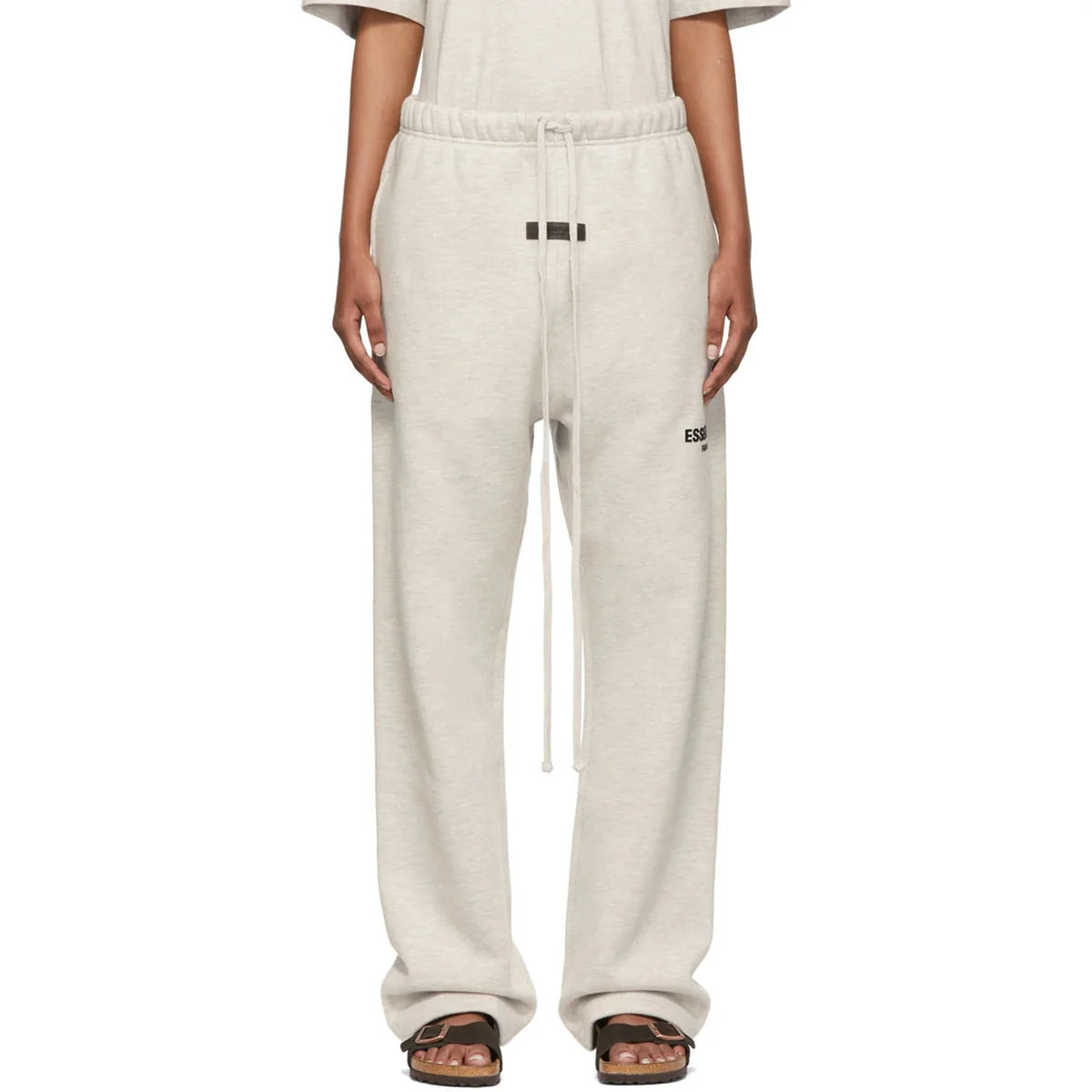 Essentials Fear of God Fleece Sweatpants Light Oatmeal